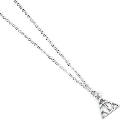Harry Potter Ciondolo e Collana Deathly Hallows – Argentato – The Carat Shop
