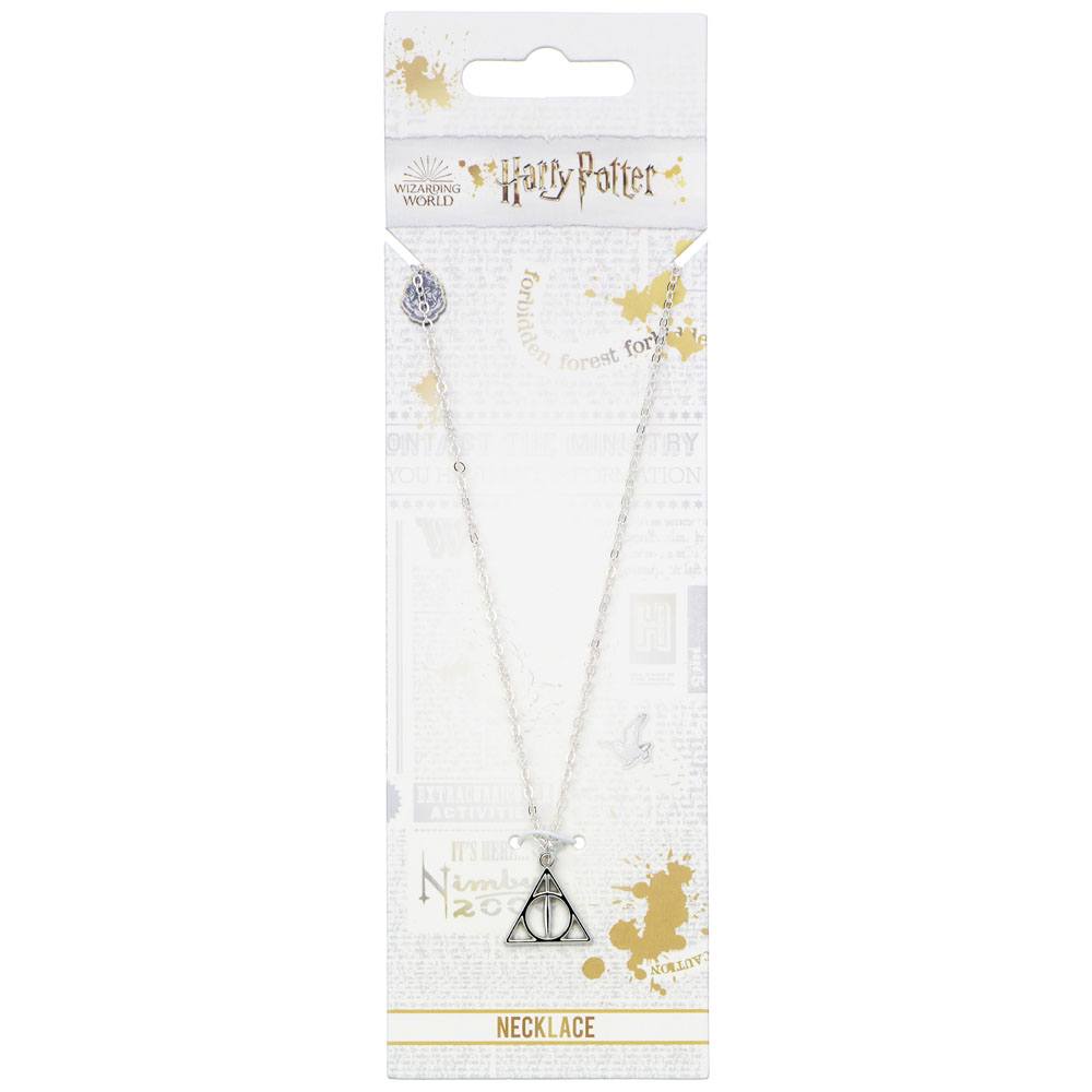 Harry Potter Ciondolo e Collana Deathly Hallows – Argentato – The Carat Shop