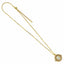 Harry Potter Girotempo Fisso Ciondolo e Collana Placcati Oro - The Carat Shop