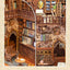 CuteBee Eternal Bookstore Book Nook - Kit Modellismo 3D in Legno 23x11 cm
