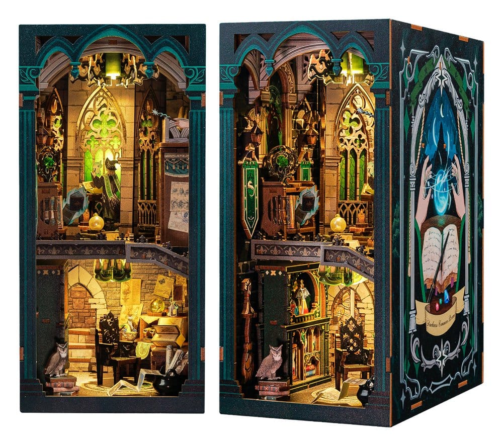 CuteBee Book Nook Darkness Common Room – Modellino 3D in legno 23 x 11 cm