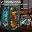 CuteBee Book Nook Darkness Common Room – Modellino 3D in legno 23 x 11 cm