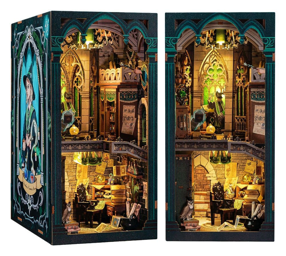 CuteBee Book Nook Darkness Common Room – Modellino 3D in legno 23 x 11 cm