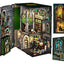 CuteBee Book Nook Darkness Common Room – Modellino 3D in legno 23 x 11 cm