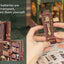 CuteBee Book Nook Owl Bookstore – Kit Modellismo 3D in Legno 17x12 cm