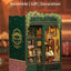CuteBee Book Nook Owl Bookstore – Kit Modellismo 3D in Legno 17x12 cm
