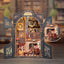 CuteBee Book Nook Count Cat's Study – Modello 3D in legno 17 x 12 cm