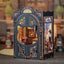CuteBee Book Nook Count Cat's Study – Modello 3D in legno 17 x 12 cm