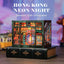 CuteBee Book Nook Hong Kong Neon Light – Kit Modellismo 3D in Legno 13 x 17 cm