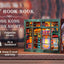 CuteBee Book Nook Hong Kong Neon Light – Kit Modellismo 3D in Legno 13 x 17 cm