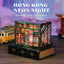 CuteBee Book Nook Hong Kong Neon Light – Kit Modellismo 3D in Legno 13 x 17 cm