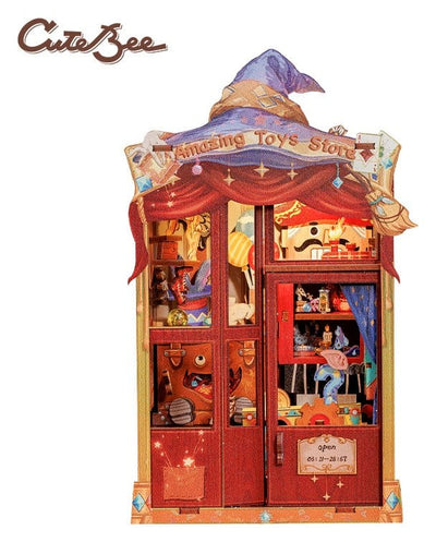 CuteBee Book Nook Amazing Toy Store – Modellino 3D in Legno 17x12 cm