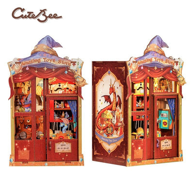 CuteBee Book Nook Amazing Toy Store – Modellino 3D in Legno 17x12 cm