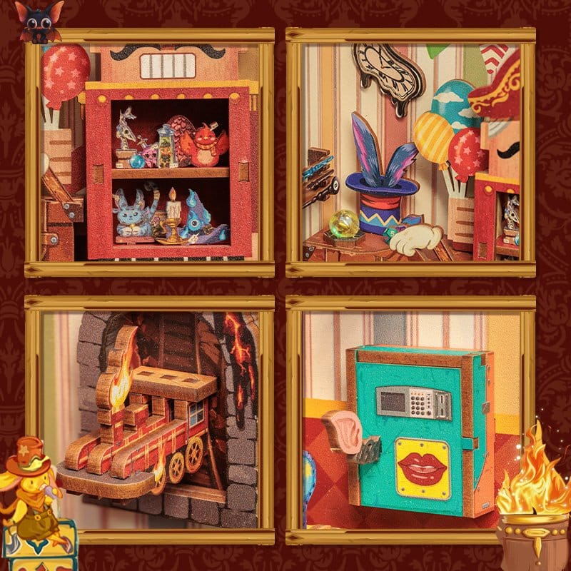 CuteBee Book Nook Amazing Toy Store – Modellino 3D in Legno 17x12 cm