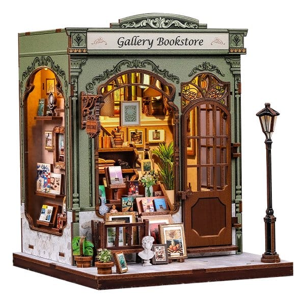 CuteBee Miniature House Kit Libreria in Miniatura 20x16 cm