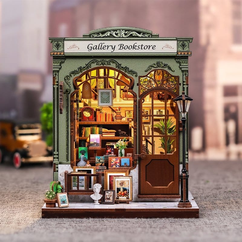 CuteBee Miniature House Kit Libreria in Miniatura 20x16 cm
