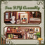 CuteBee Miniature House Kit Libreria in Miniatura 20x16 cm