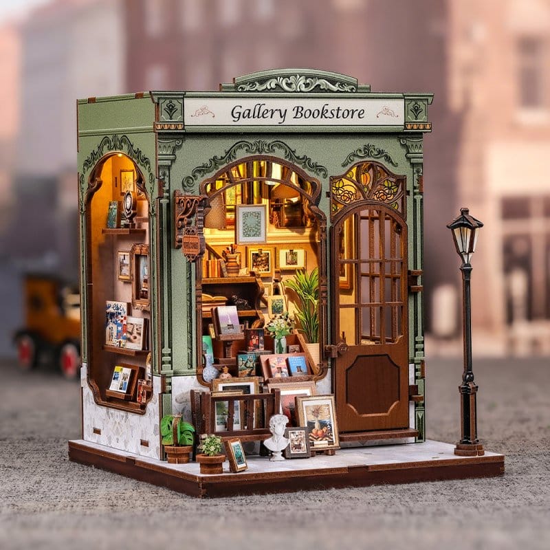 CuteBee Miniature House Kit Libreria in Miniatura 20x16 cm