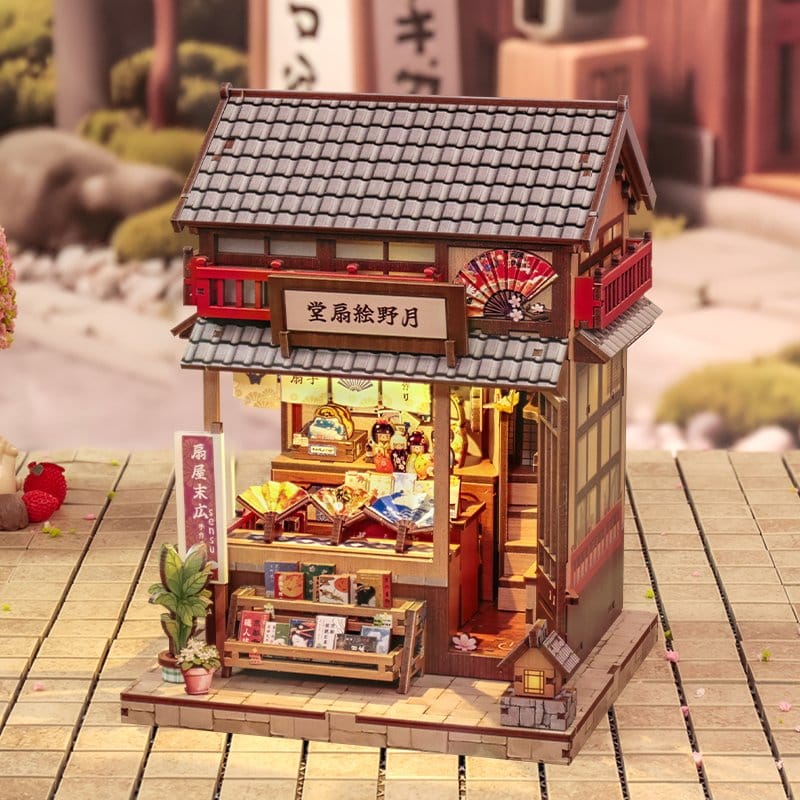 CuteBee Miniature House Model Kit Tsukino Eogi-dou 19 x 14 cm