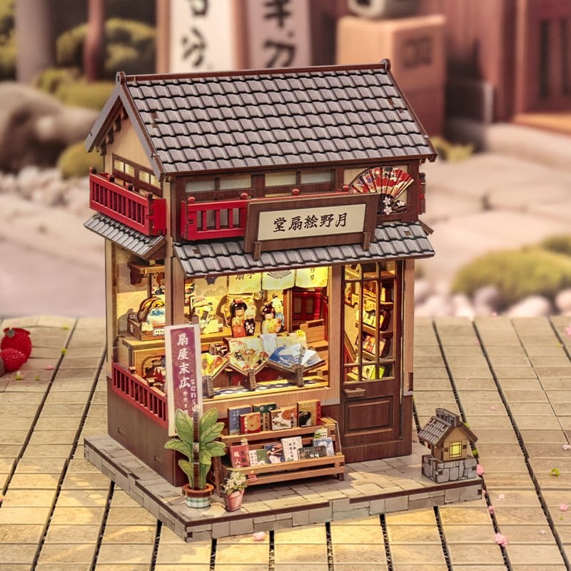 CuteBee Miniature House Model Kit Tsukino Eogi-dou 19 x 14 cm