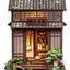 CuteBee Miniature House Model Kit Kirishima Cha-an 19 x 14 cm