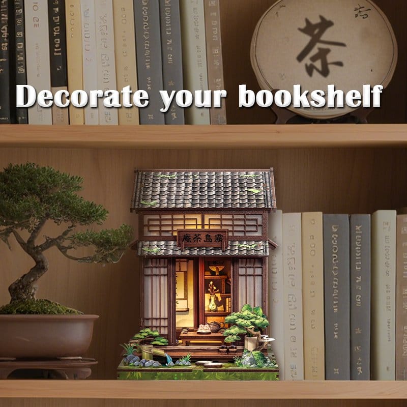 CuteBee Miniature House Model Kit Kirishima Cha-an 19 x 14 cm