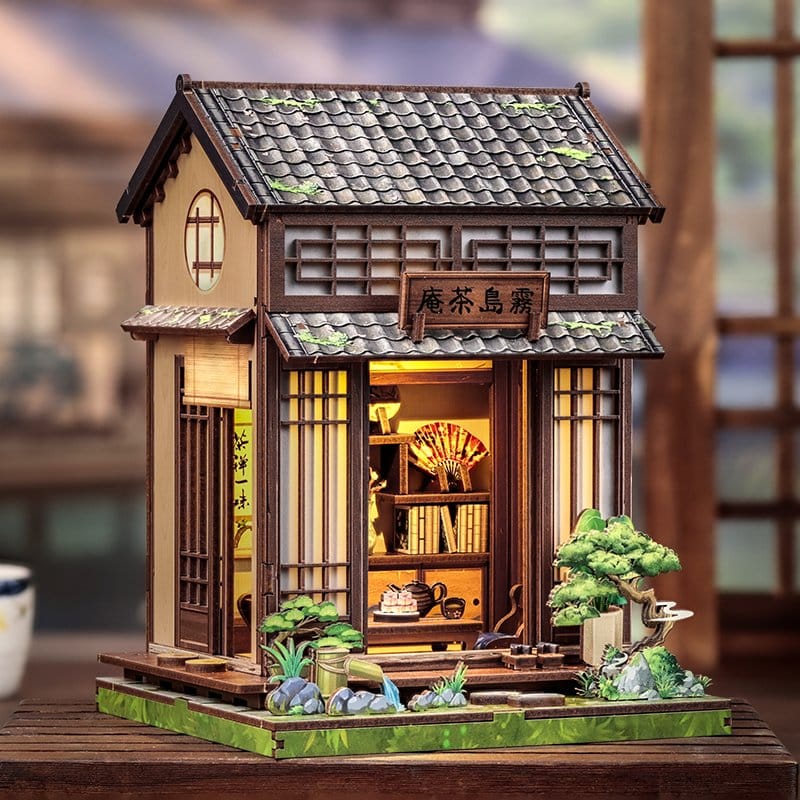 CuteBee Miniature House Model Kit Kirishima Cha-an 19 x 14 cm