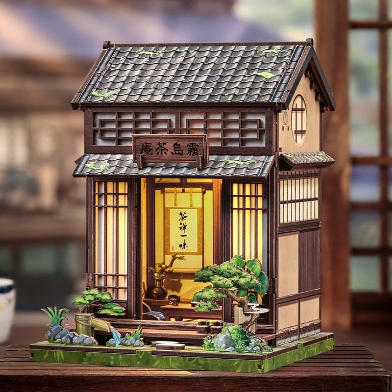 CuteBee Miniature House Model Kit Kirishima Cha-an 19 x 14 cm