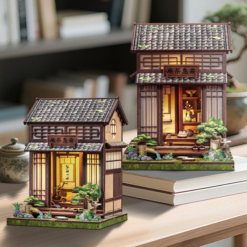CuteBee Miniature House Model Kit Kirishima Cha-an 19 x 14 cm