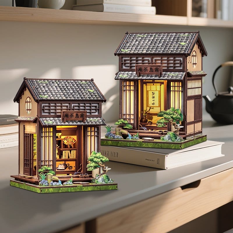 CuteBee Miniature House Model Kit Kirishima Cha-an 19 x 14 cm