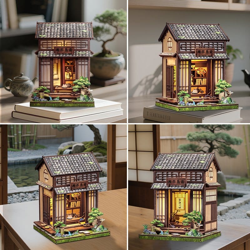 CuteBee Miniature House Model Kit Kirishima Cha-an 19 x 14 cm