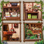Kit di costruzione casa in miniatura Kanmi-dokoro Kurihara CuteBee 19 x 15 cm