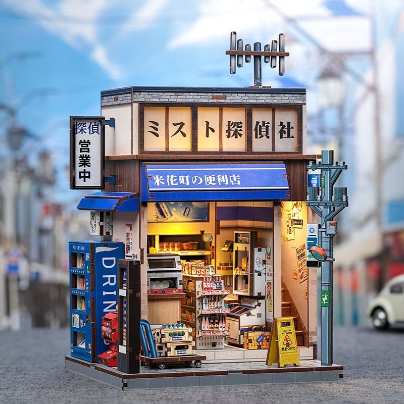 CuteBee Kit Modellino in Legno Mini Market Beika-cho 22 x 15 cm