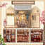CuteBee Sakura O Kimono Shop – Kit Modellino Casa in Miniatura 3D in Legno 19x14 cm