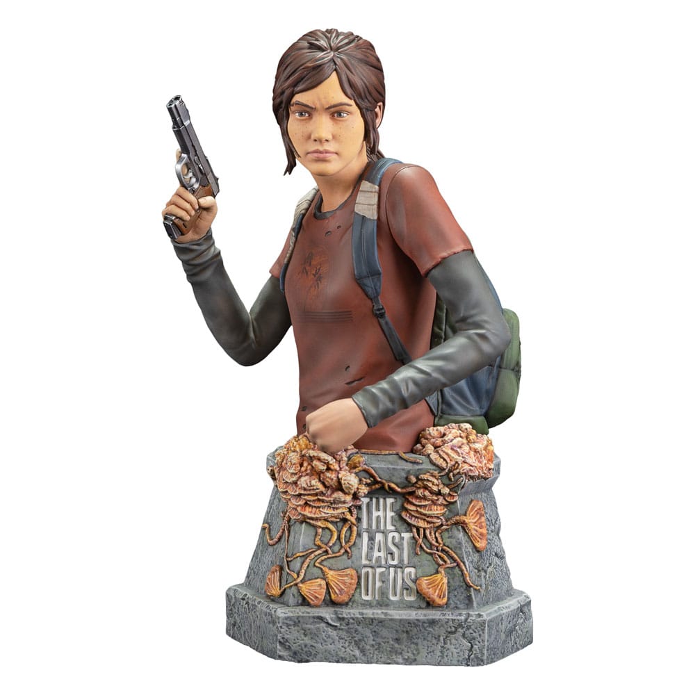 The Last of Us Busto di Ellie con Pistola Dark Horse – 19 cm