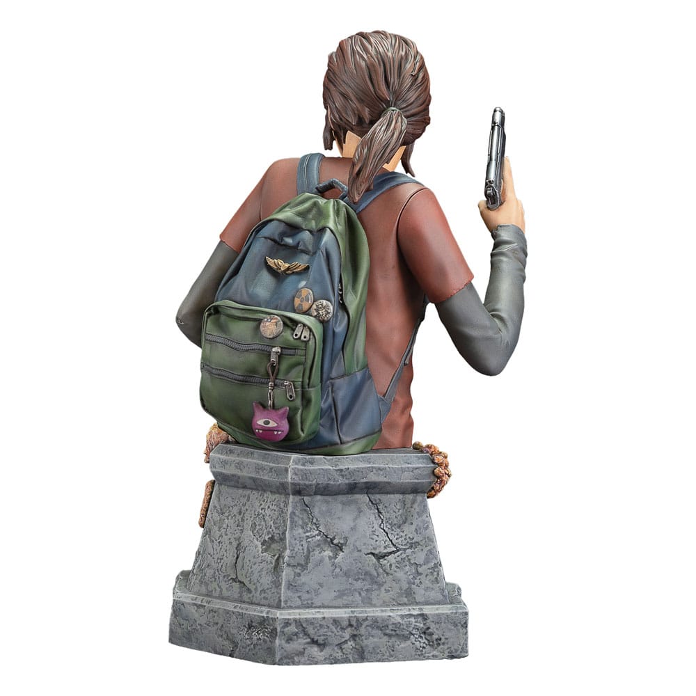 The Last of Us Busto di Ellie con Pistola Dark Horse – 19 cm