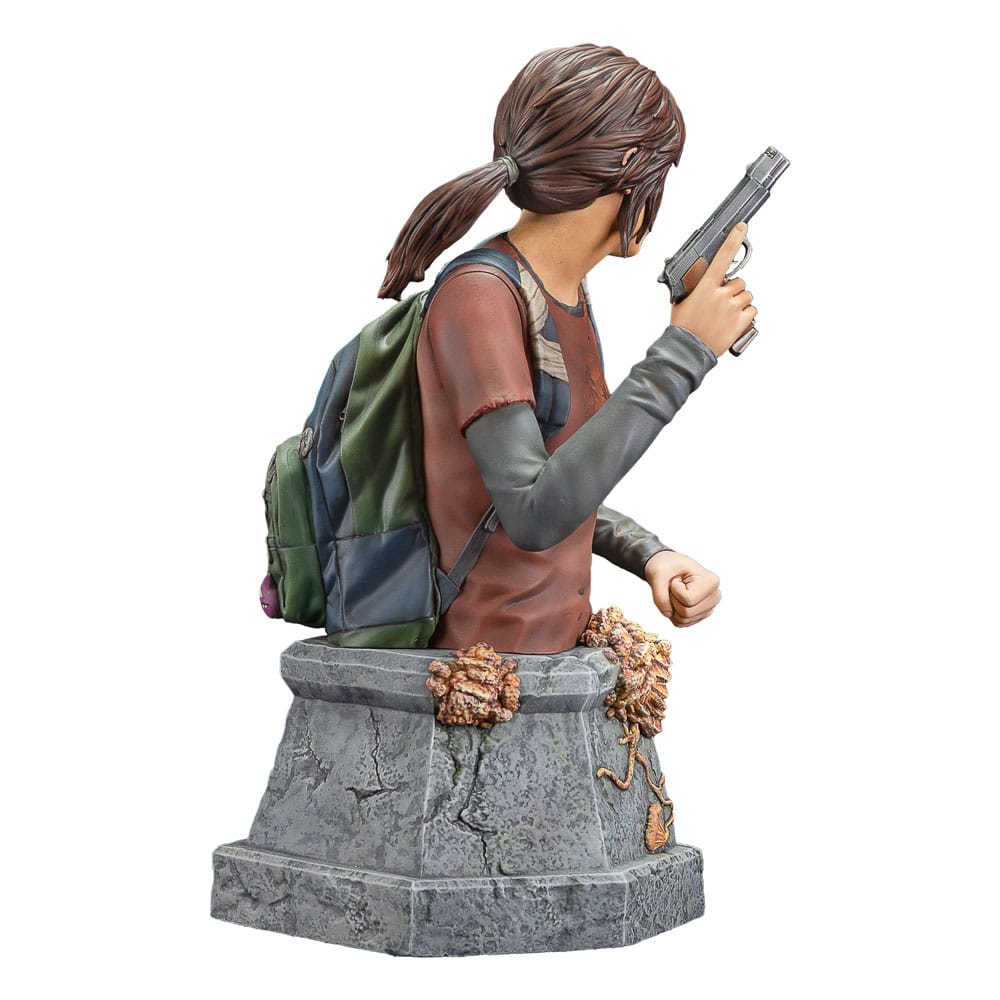 The Last of Us Busto di Ellie con Pistola Dark Horse – 19 cm