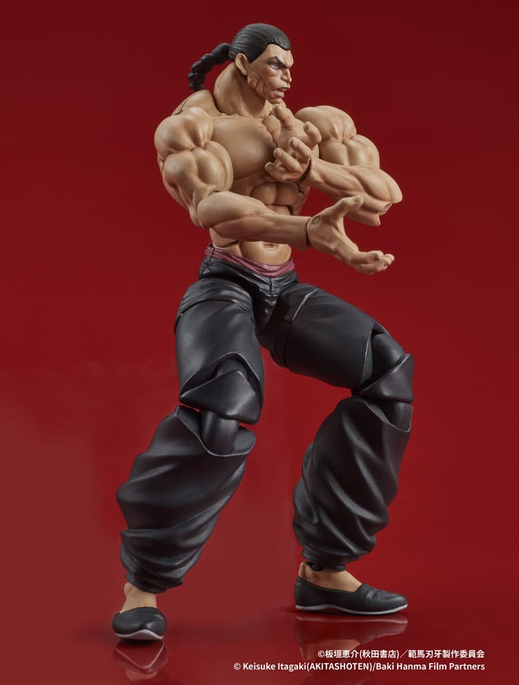Baki Hanma Digaction Action Figure Retsu Kaioh 7 cm – Statua da Collezione Digism