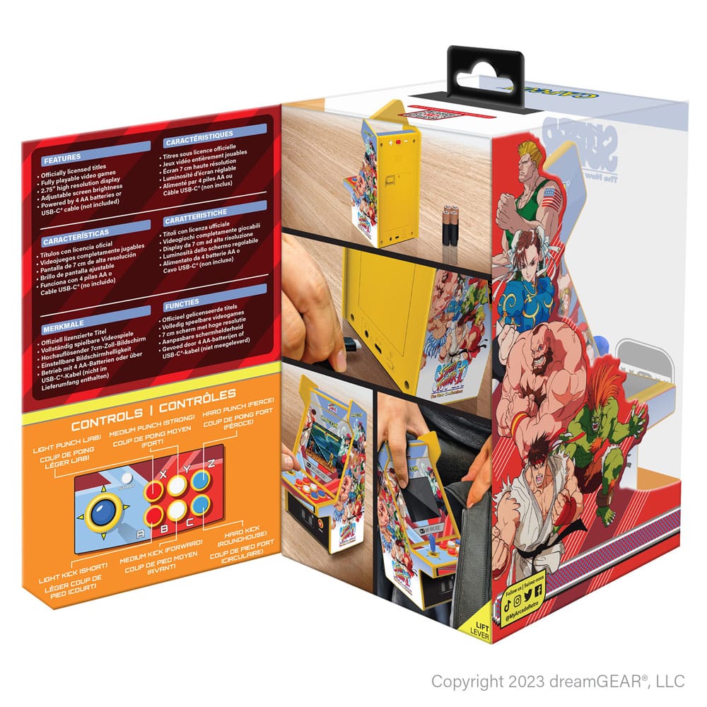 Super Street Fighter II Micro Arcade Portatile Pro - My Arcade