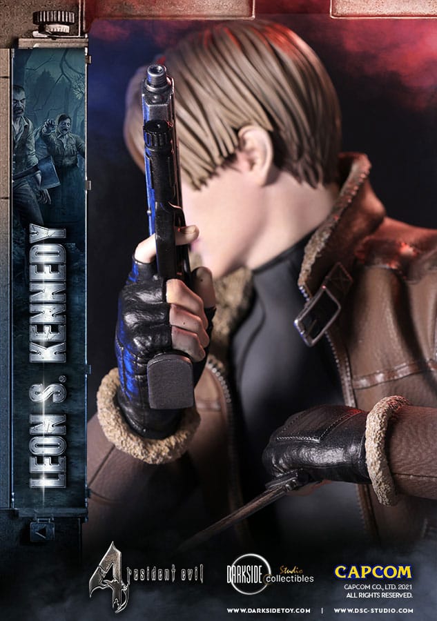 Resident Evil 4 Premium Statue Leon Kennedy 50 cm – Darkside Collectibles
