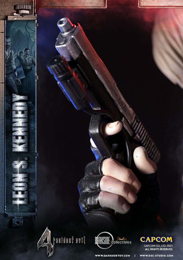 Resident Evil 4 Premium Statue Leon Kennedy 50 cm – Darkside Collectibles
