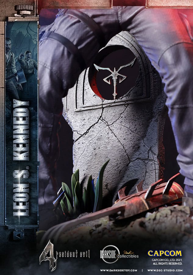 Resident Evil 4 Premium Statue Leon Kennedy 50 cm – Darkside Collectibles