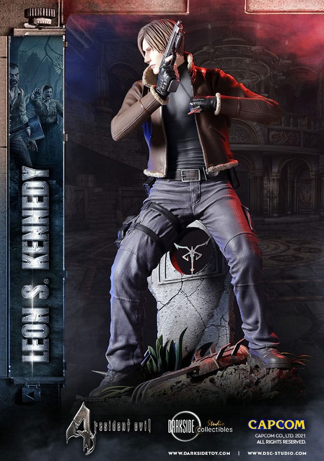 Resident Evil 4 Premium Statue Leon Kennedy 50 cm – Darkside Collectibles