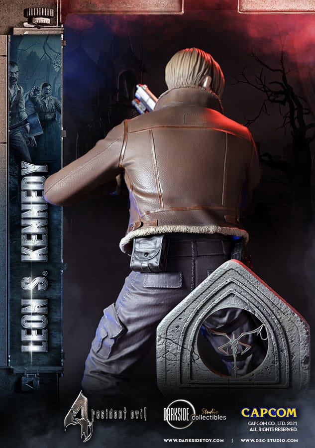 Resident Evil 4 Premium Statue Leon Kennedy 50 cm – Darkside Collectibles