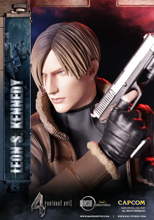 Resident Evil 4 Premium Statue Leon Kennedy 50 cm – Darkside Collectibles