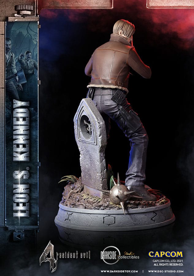 Resident Evil 4 Premium Statue Leon Kennedy 50 cm – Darkside Collectibles