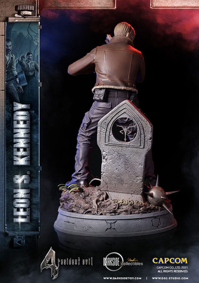 Resident Evil 4 Premium Statue Leon Kennedy 50 cm – Darkside Collectibles