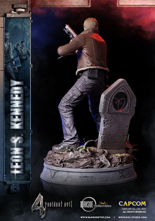 Resident Evil 4 Premium Statue Leon Kennedy 50 cm – Darkside Collectibles