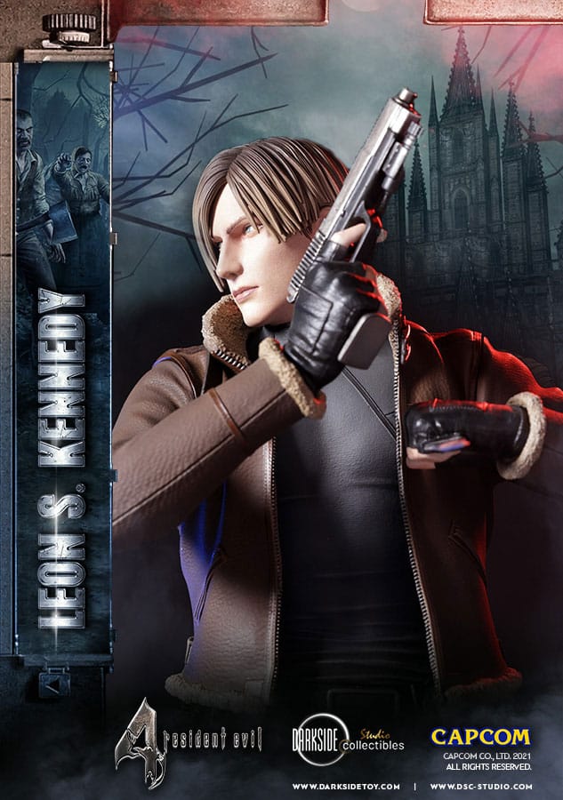 Resident Evil 4 Premium Statue Leon Kennedy 50 cm – Darkside Collectibles