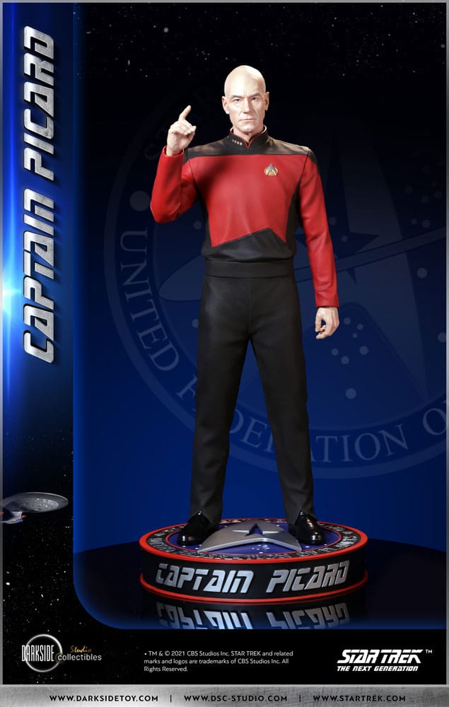 Statua Star Trek The Next Generation Capitano Jean-Luc Picard 1/3 Darkside Collectibles Studio 66 cm